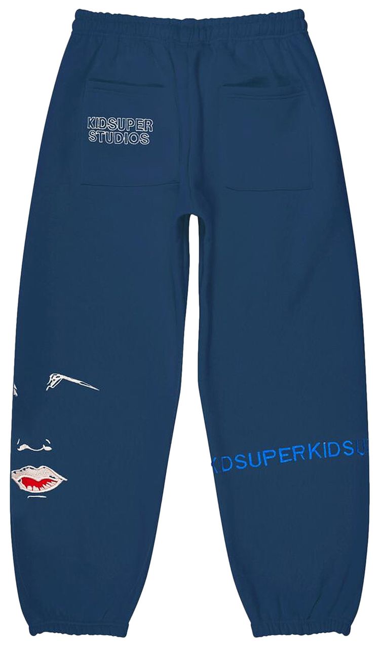 KidSuper Super Sweatpants Dark Blue
