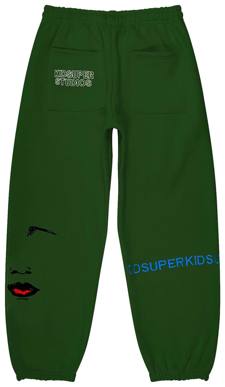 KidSuper Super Sweatpants Forest Green
