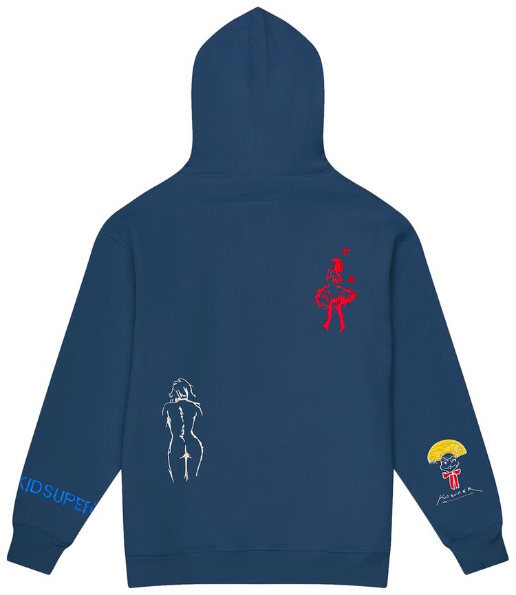 KidSuper Super Hoodie Dark Blue