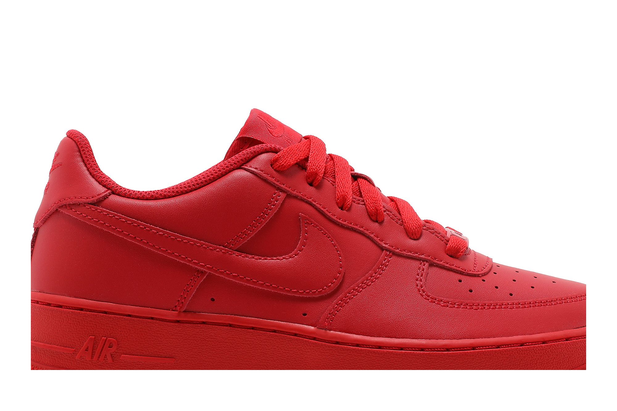 Nike air force 1 red kids outlet