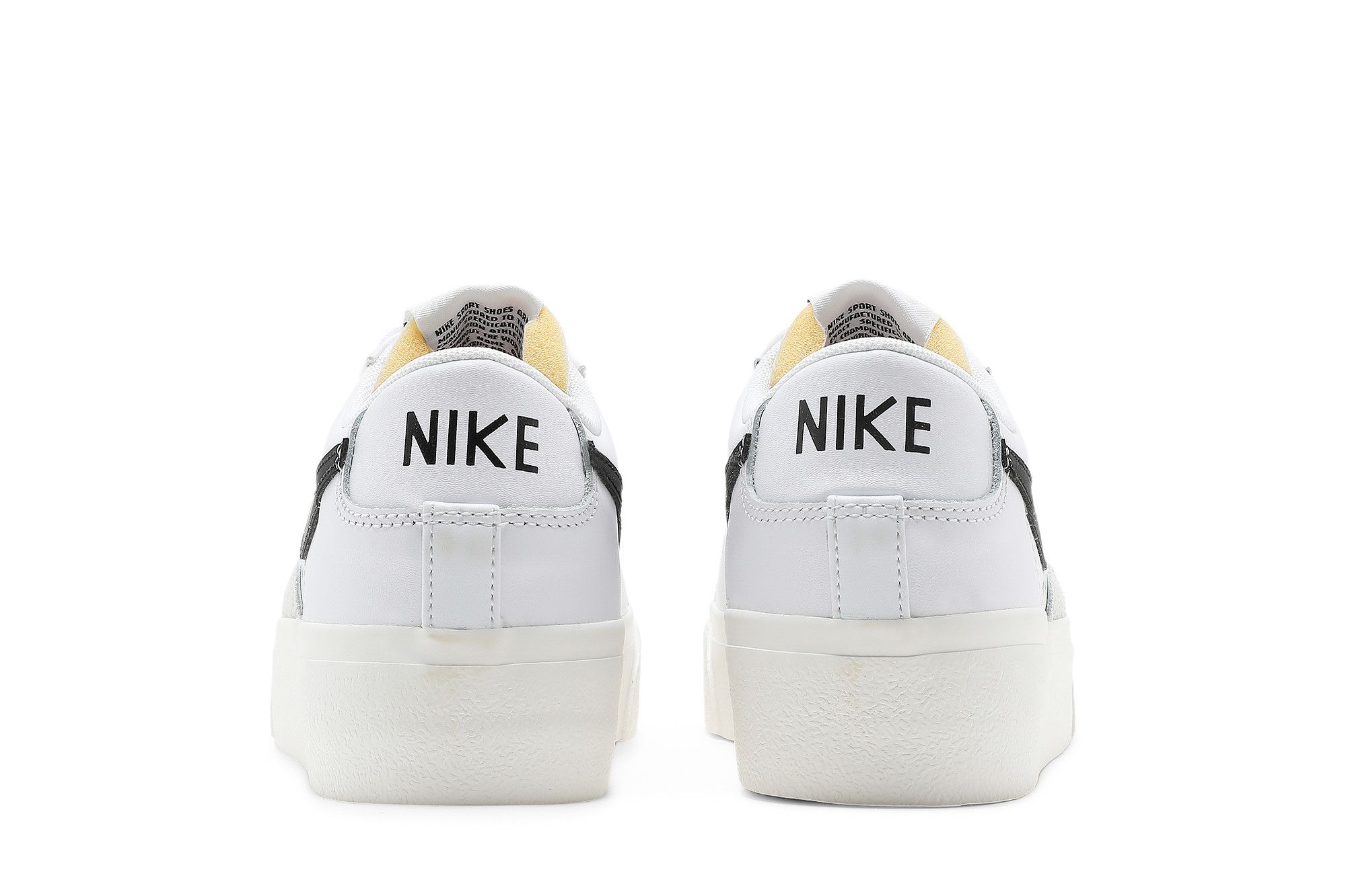 Buy Nike Wmns Blazer Low Platform 'White Black' - DJ0292 101 | GOAT