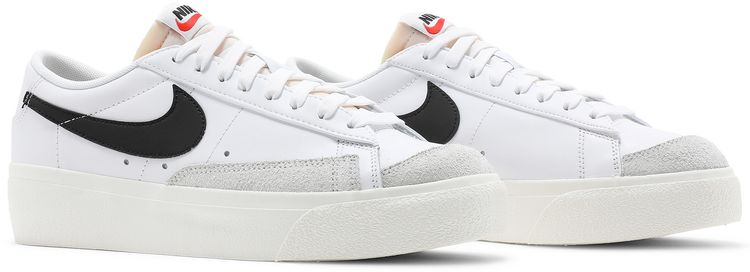 Nike Wmns Blazer Low Platform White Black