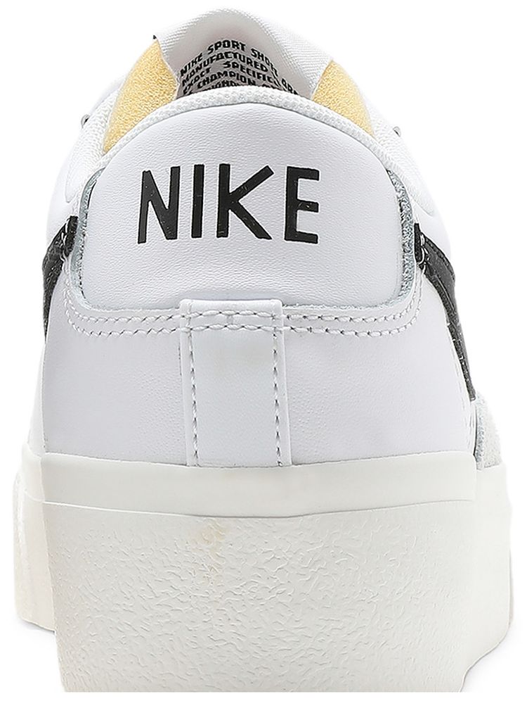 Nike Wmns Blazer Low Platform White Black