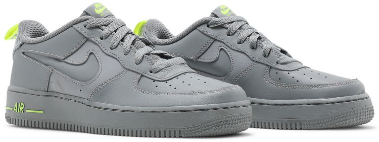 Nike Air Force 1 07 LV8 GS Particle Grey Volt