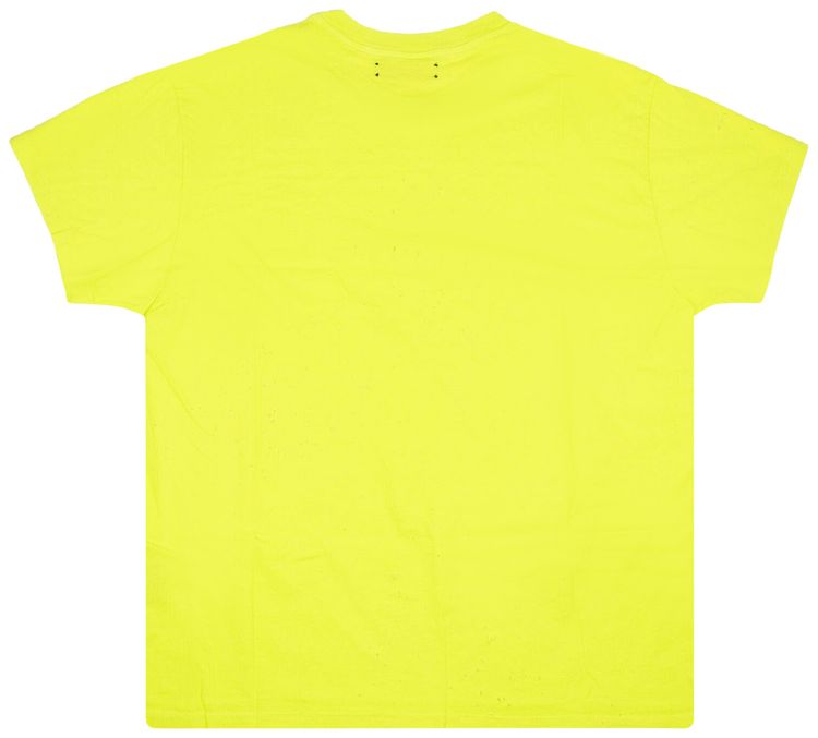 Amiri Shotgun T Shirt Neon Yellow