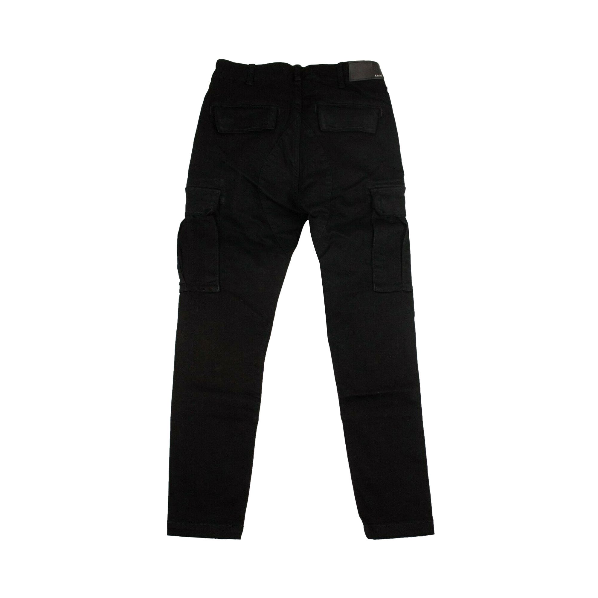 Buy Amiri MX1 Denim Cargo Pants Jeans 'Black' - WBMX1 DENBLK BLAC