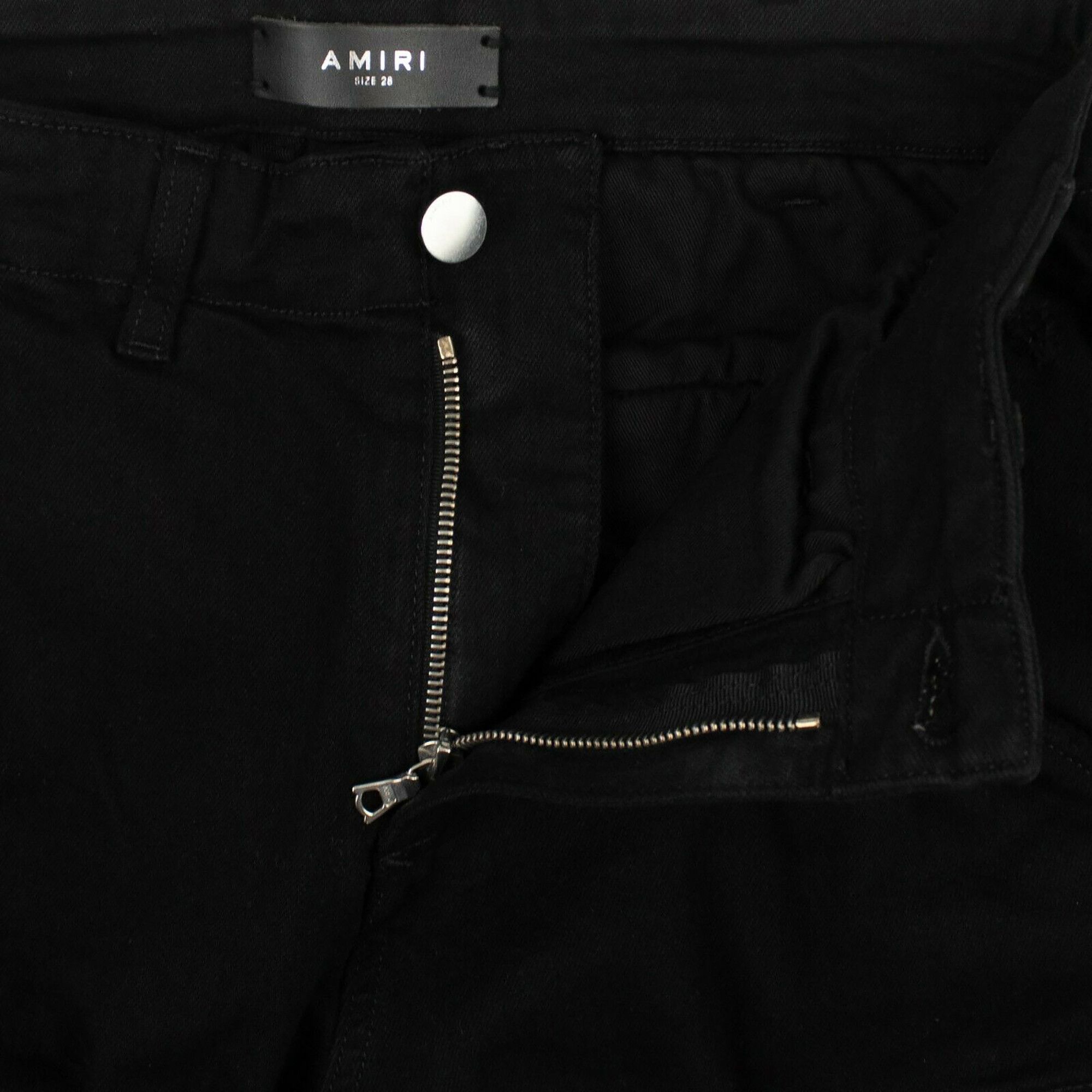 Buy Amiri MX1 Denim Cargo Pants Jeans 'Black' - WBMX1 DENBLK BLAC