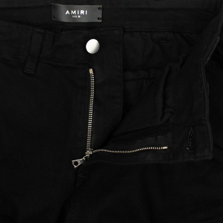 Amiri MX1 Denim Cargo Pants Jeans Black