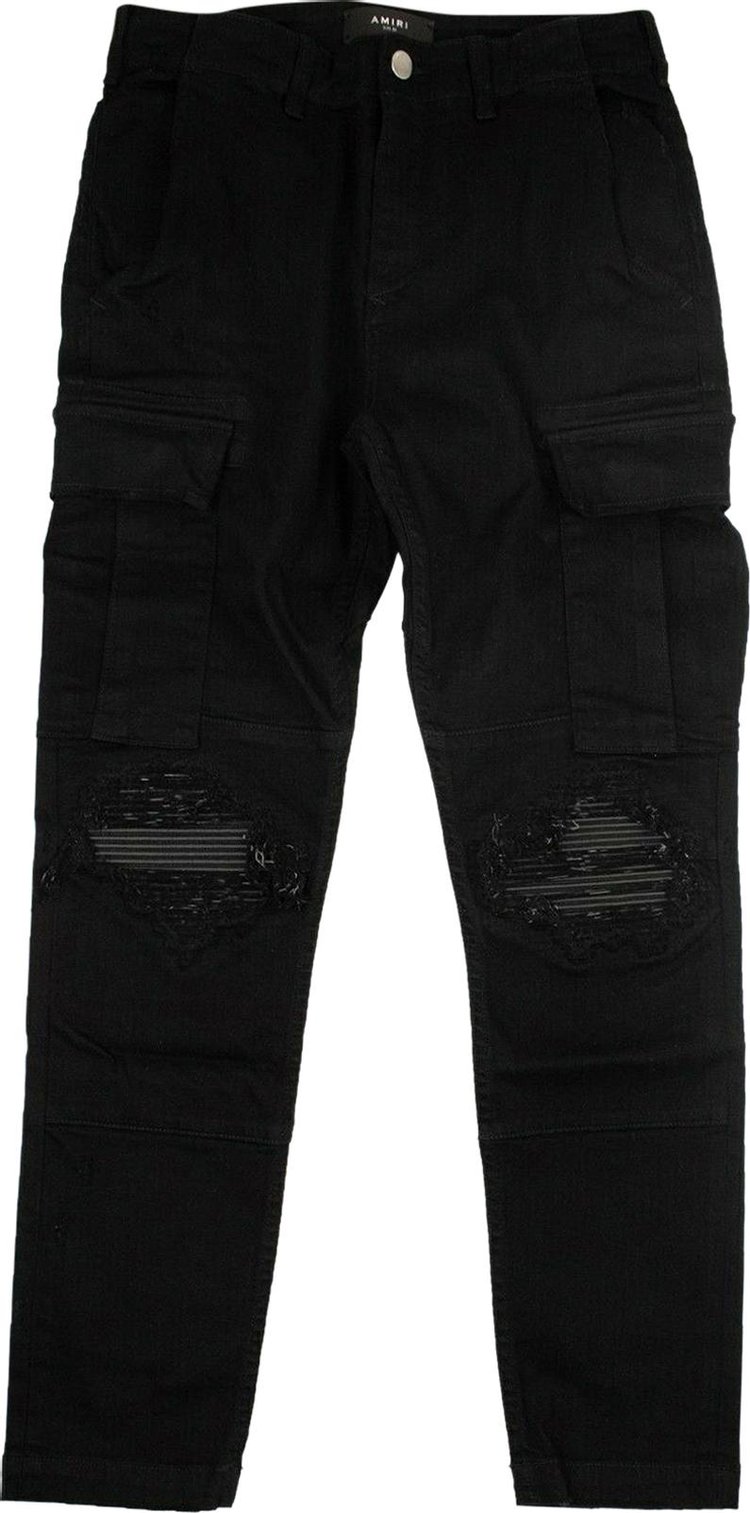 Amiri MX1 Denim Cargo Pants Jeans 'Black'