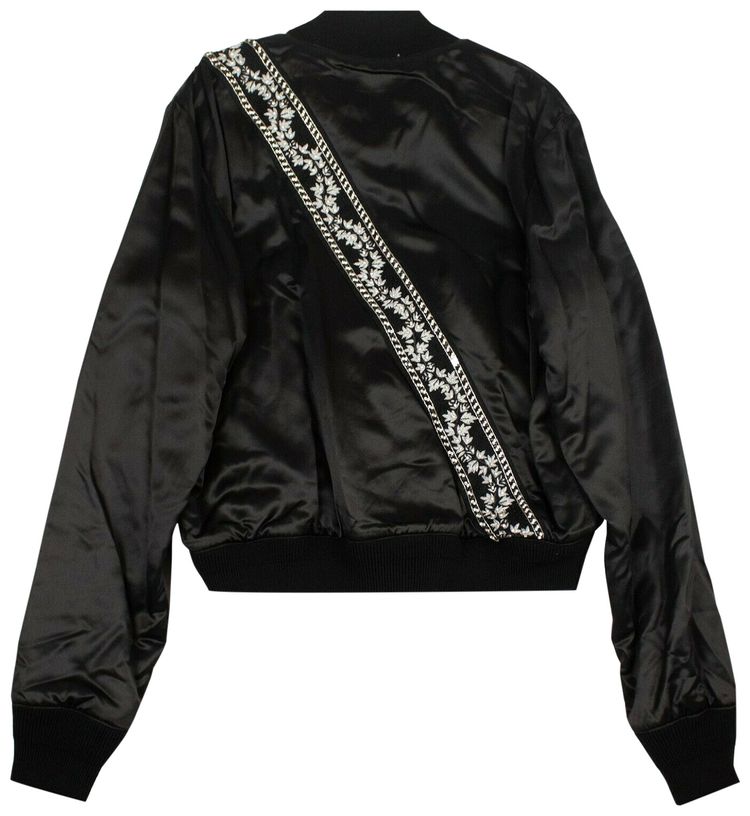 Amiri Guitar Strap Bomber Jacket Black