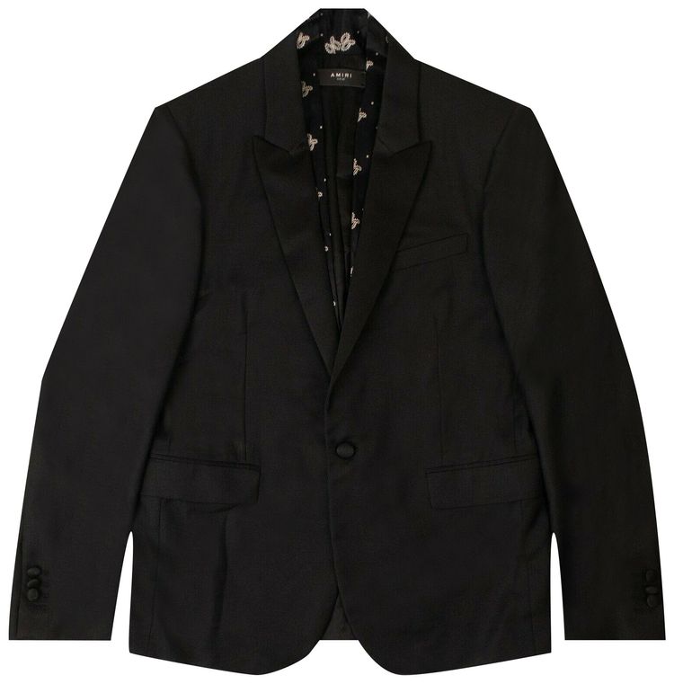 Amiri Bandana Blazer Jacket Black