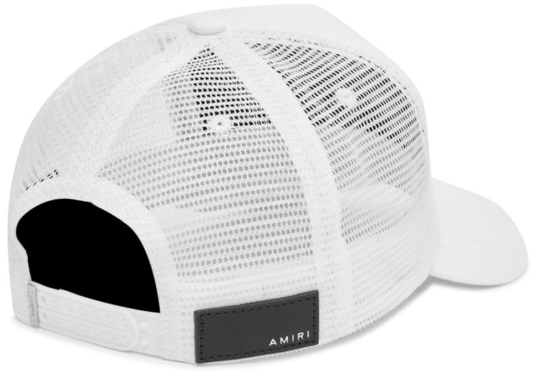 Amiri Core Logo Trucker Hat White