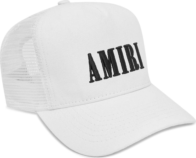 Amiri Core Logo Trucker Hat 'White'