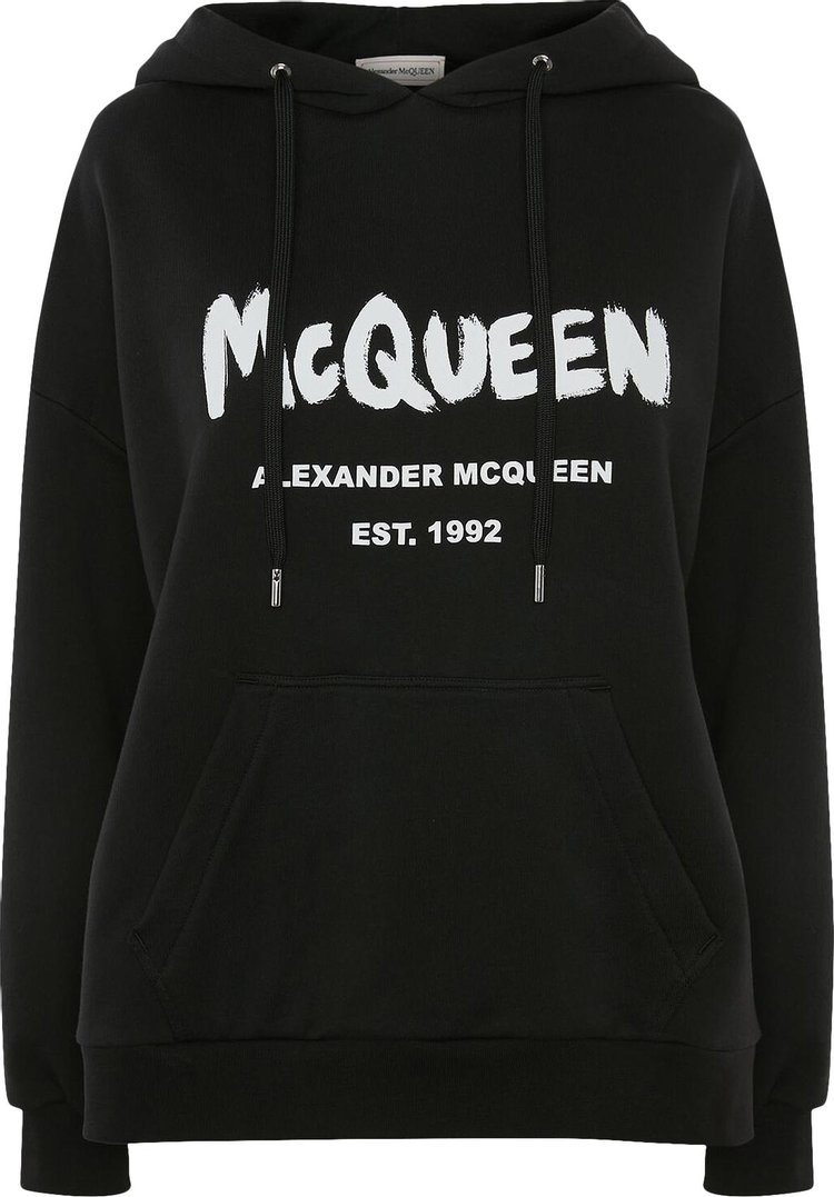 Alexander McQueen Graffiti Sweatshirt Black