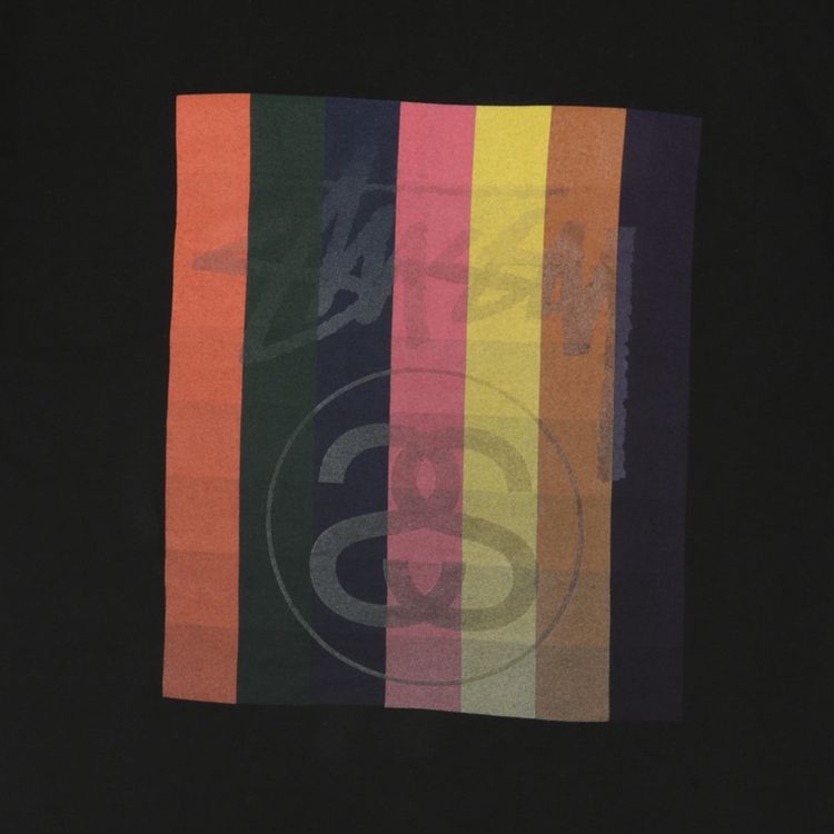 Stussy Colour Squares Tee Black