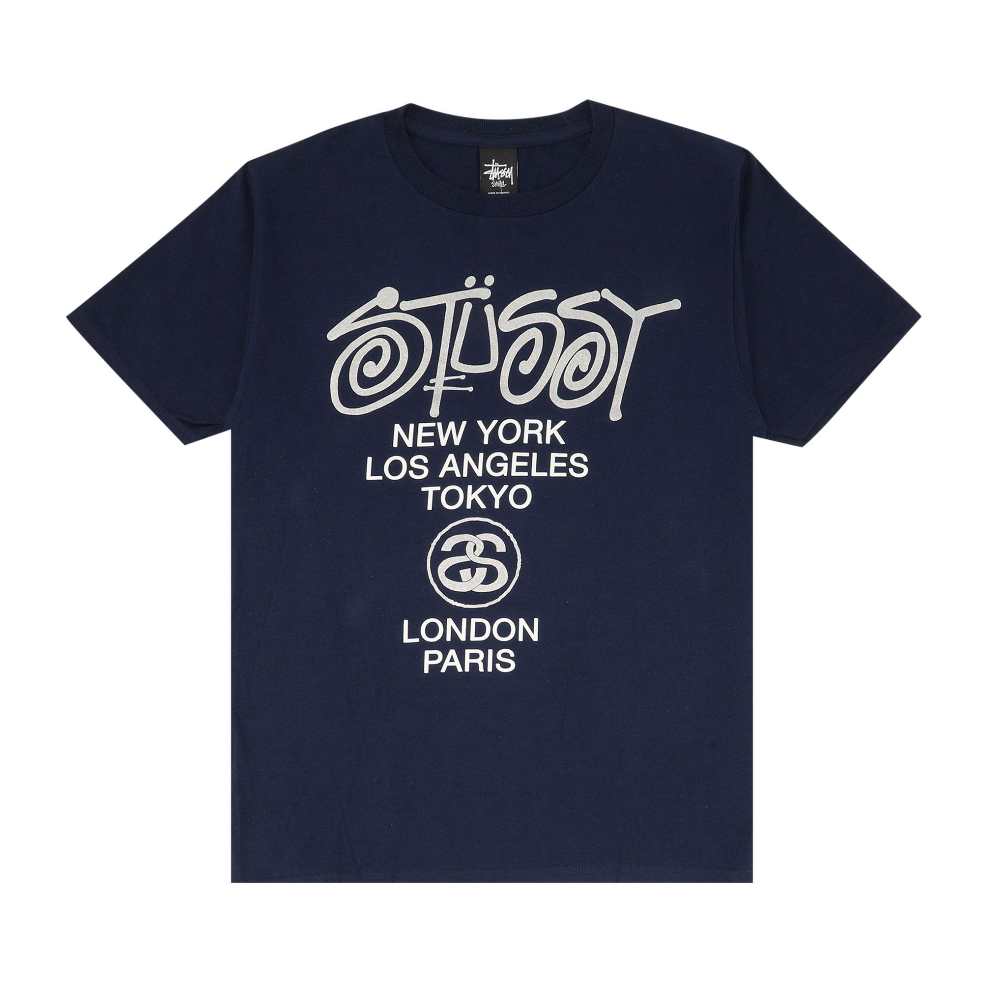 ★関税込★Stussy★Stussy World Tour T-Shirt★Navy Buy Stussy World Tour Tee 'Navy' - 1903114 NAVY | GOAT