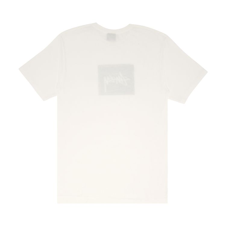 Stussy Stock Box Tee White