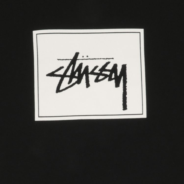 Stussy Stock Box Tee Black