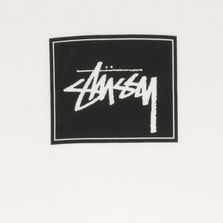 Stussy Stock Box Tee White