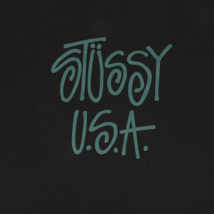 Stussy USA Tee BlackTeal