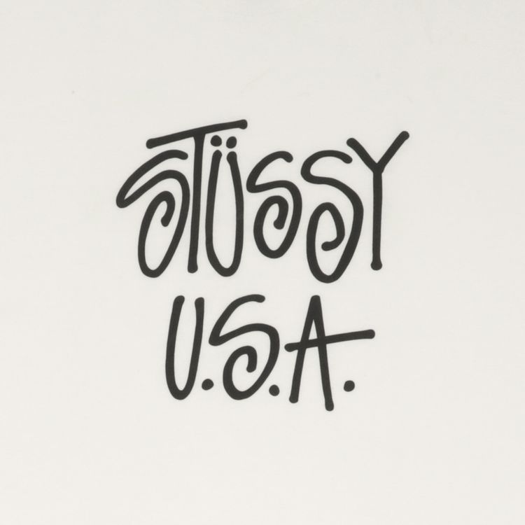 Stussy USA Tee WhiteBlack