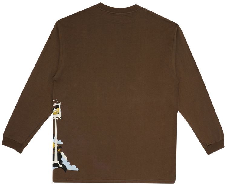 Stussy Long Sleeve Tee Brown