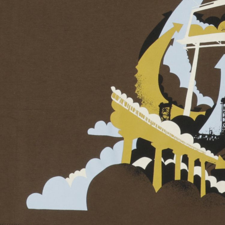 Stussy Long Sleeve Tee Brown