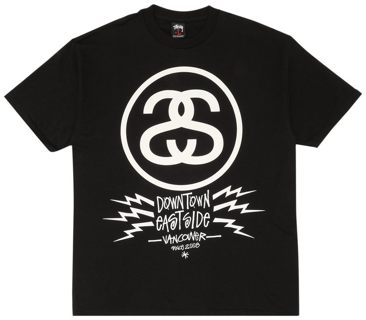 Stussy Gear Downtown Tee Black