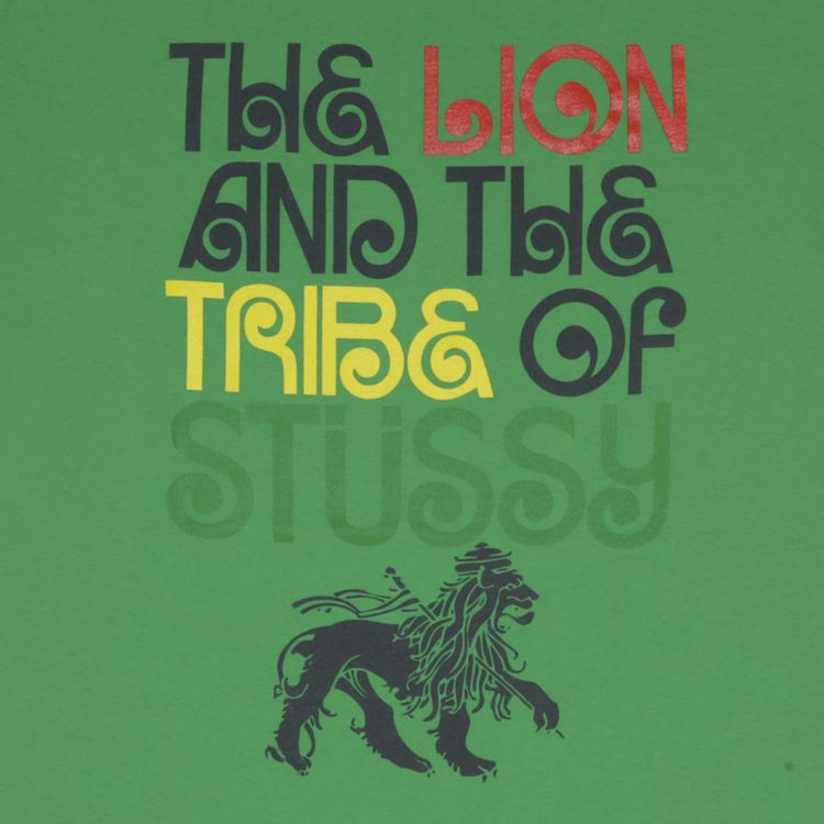Stussy Gear Lion Tee Green