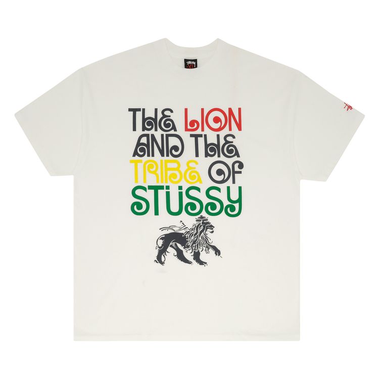 Stussy Gear Lion Tee White