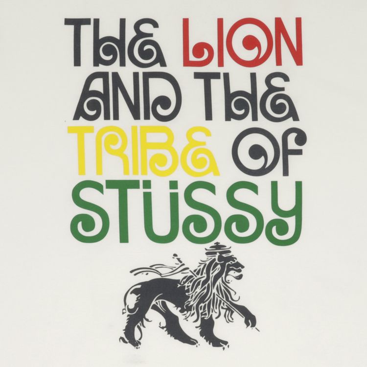 Stussy Gear Lion Tee White