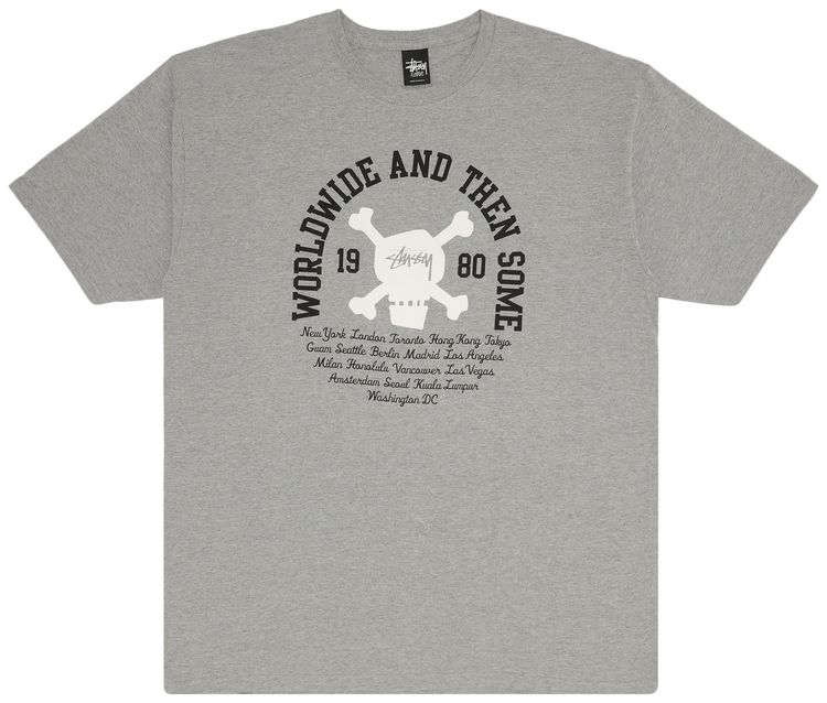Stussy And Then Some Tee Heather Grey
