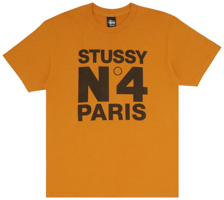 Stussy No4 Paris Tee Orange