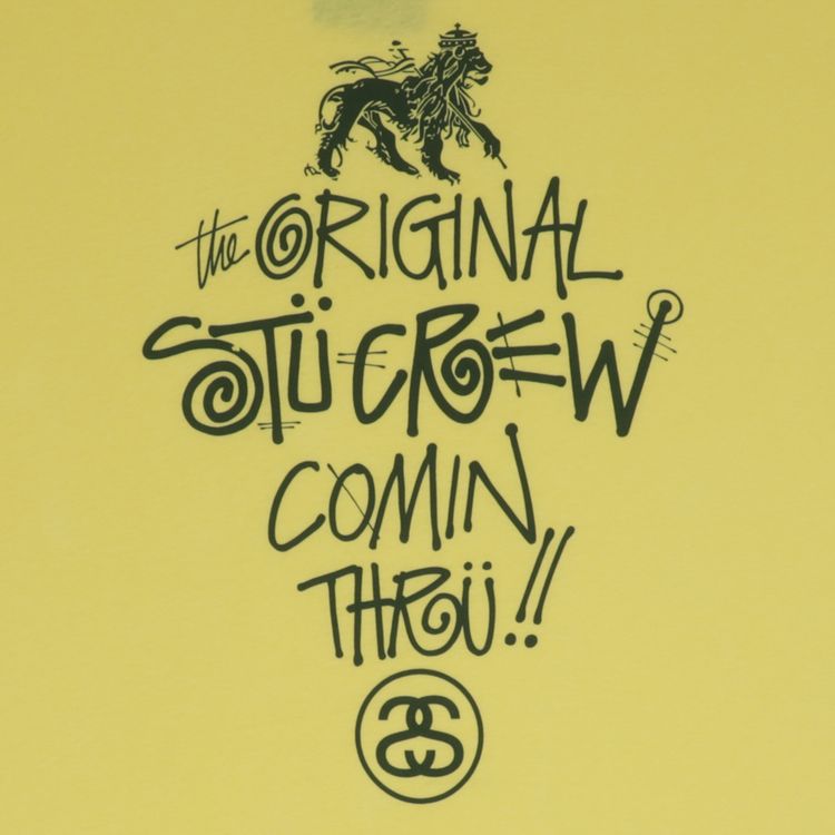 Stussy Comin Thru Tee Yellow