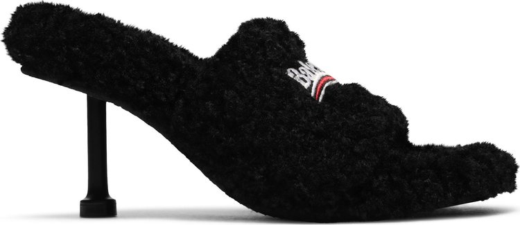 Balenciaga Wmns Furry Sandal 'Black'