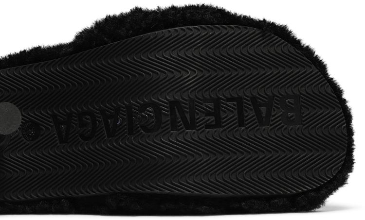 Balenciaga Wmns Furry Sandal Black