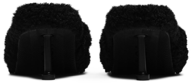 Balenciaga Wmns Furry Sandal Black