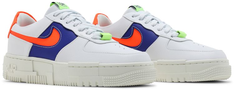 Nike Wmns Air Force 1 Pixel White Concord Crimson