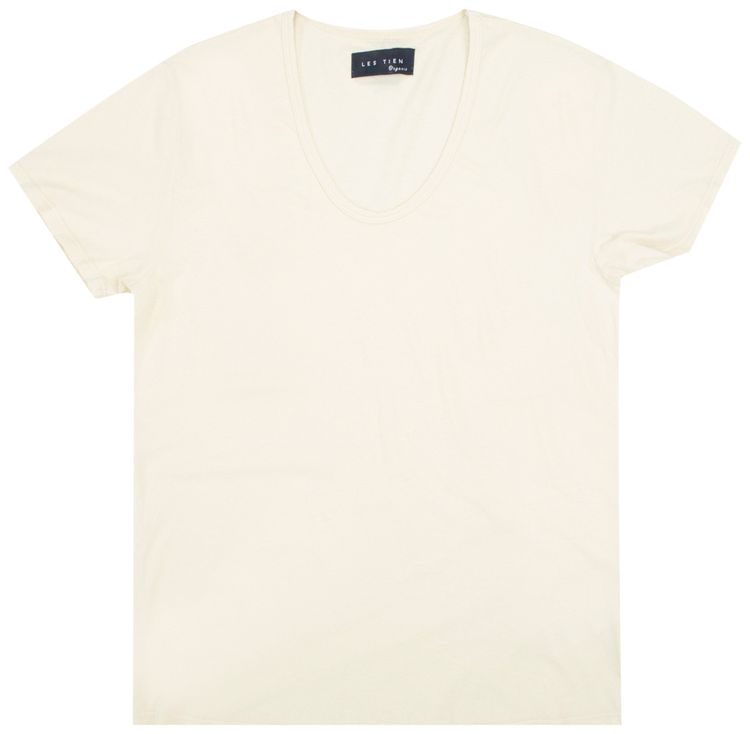 Les Tien Scoop Neck Tee Ivory