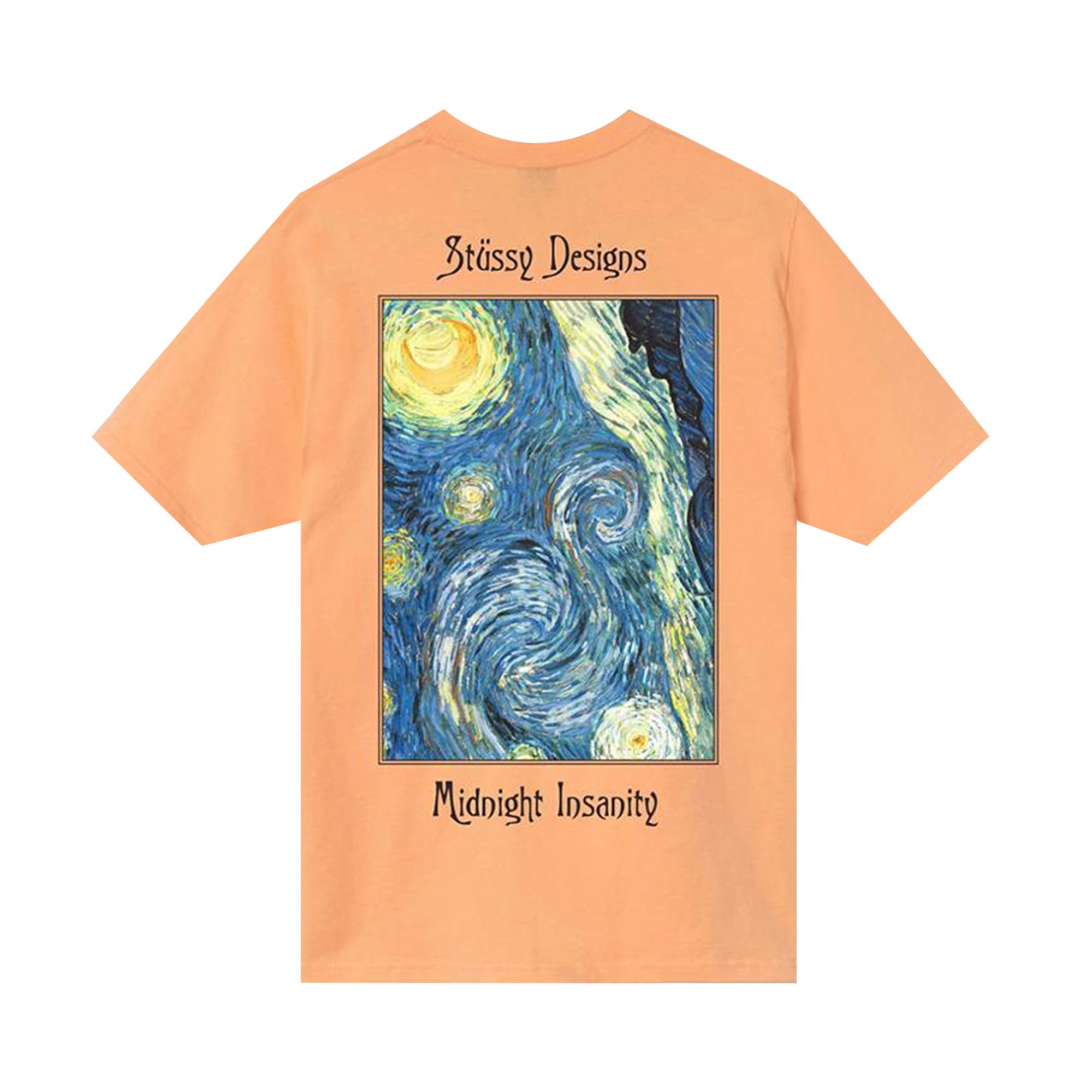 Buy Stussy Midnight Insanity Tee 'Peach' - 1904689 PEAC | GOAT