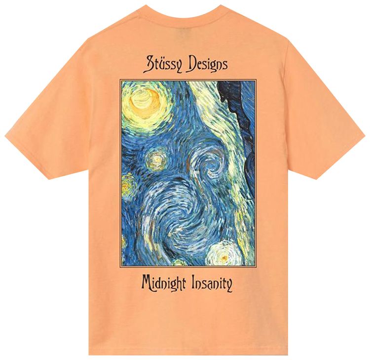 Stussy Midnight Insanity Tee Peach