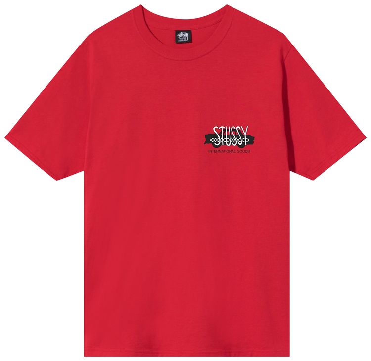 Stussy Taxi Cab Tee Red
