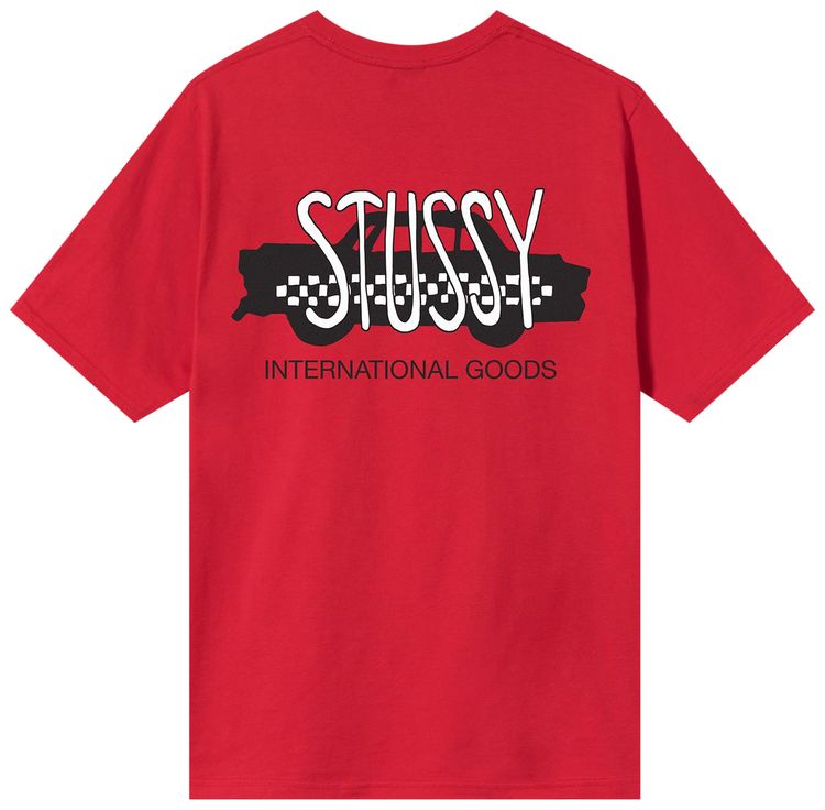 Stussy Taxi Cab Tee Red