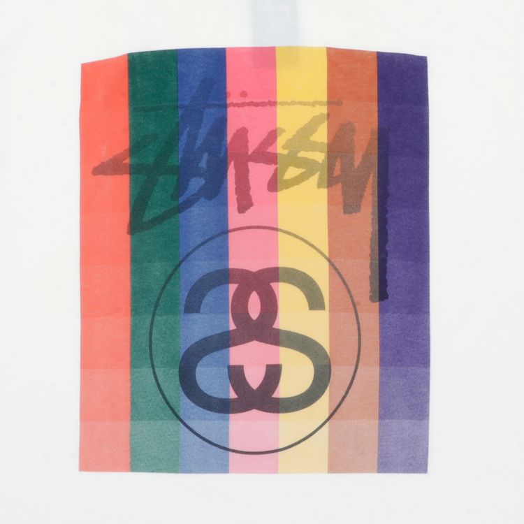 Stussy Colour Squares Tee White