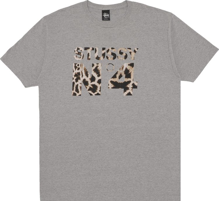 Stussy Giraffe No.4 Tee 'Grey' | Men's Size XL