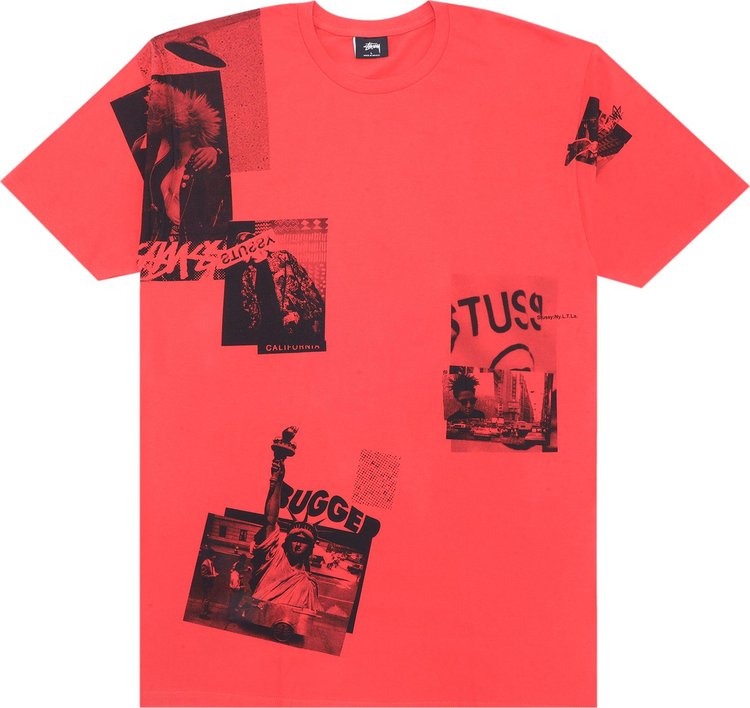 Buy Stussy Photographed Tee 'Red' - 1903671 RED | GOAT