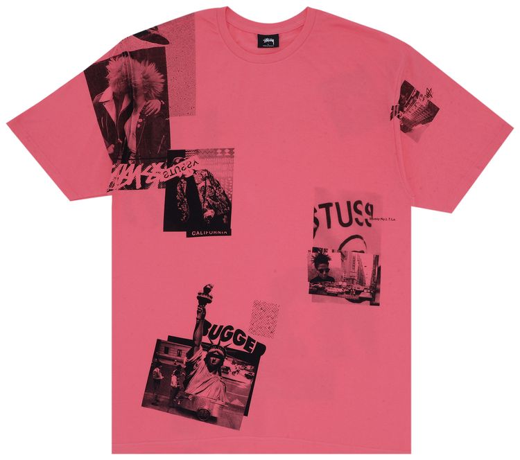 Stussy Photographed Tee Pink