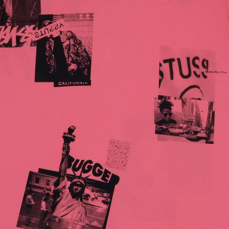 Stussy Photographed Tee Pink