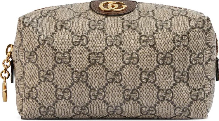 Ophidia large cosmetic case in GG Supreme canvas