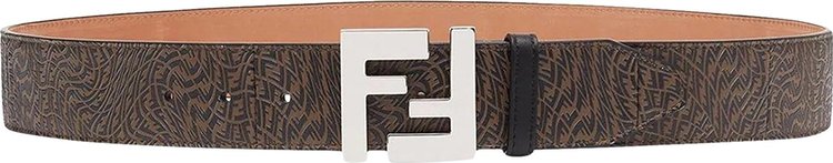 Fendi x Sarah Coleman Fisheye Logo Belt 'Maya/Nero/Palladio'